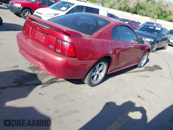 2004 Ford Mustang Standard with VIN 1FAFP40624F149486, listed as a IAAI auction lot 42222081 with 151,753 mi miles and . Bid and sale history available at DreamBid. Image 4.