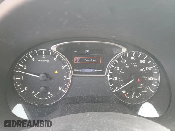 2016 Nissan Altima SL with VIN 1N4AL3AP5GC290873, listed as a Copart auction lot 50011555 with 70,949 mi miles and Salvage Title. Bid and sale history available at carsss.com. Image 9.