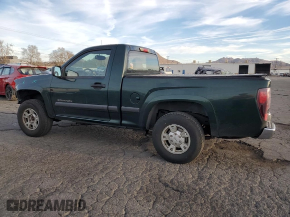 2005 GMC Canyon SL Z85 with VIN 1GTDT146458242750, listed as a Copart auction lot 42021875 with 179,696 mi miles and Salvage Title. Bid and sale history available at carsss.com. Image 2.