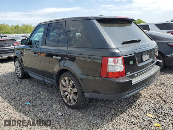 2009 Land Rover Range Rover Sport HSE z VIN SALSK25469A214176, wystawiony jako Copart lot #54962815 z przebiegiem 62 449 mil mil oraz Czysty tytuł • Clean title. Historia ofert i sprzedaży dostępna na DreamBid. Obrazek 2.