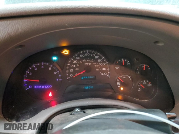 2005 Chevrolet TrailBlazer LS with VIN 1GNDT13S452283436, listed as a Copart auction lot 67575984 with 168,045 mi miles and Clean Title. Bid and sale history available at DreamBid. Image 9.