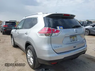 2016 Nissan Rogue SV with VIN JN8AT2MT7GW030345, listed as a IAAI auction lot 41889176 with 53,737 mi miles and . Bid and sale history available at carsss.com. Image 3.