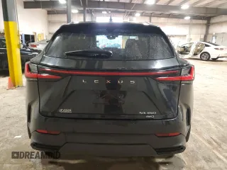 2025 Lexus NX with VIN 2T2GGCEZ5SC066356, listed as a Copart auction lot 47031765 with 3,235 mi miles and Salvage Title. Bid and sale history available at carsss.com. Image 6.