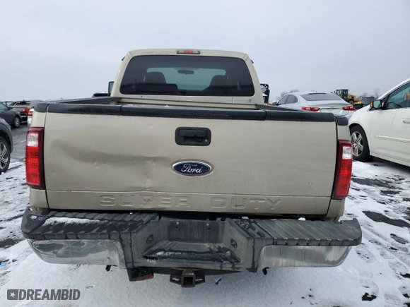 2010 Ford Super Duty F-250 SRW XL with VIN 1FTSX2B51AEB05501, listed as a Copart auction lot 43577695 with NaN miles and Salvage Title. Bid and sale history available at carsss.com. Image 6.