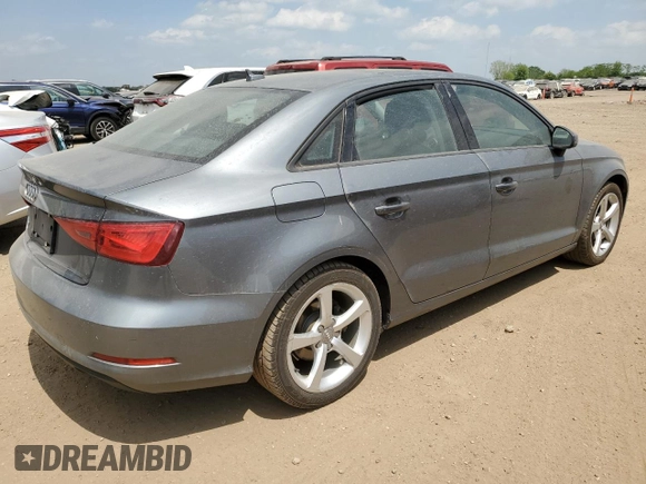 2015 Audi A3 Premium with VIN WAUACGFF3F1002003, listed as a Copart auction lot 57387135 with 174,993 mi miles and Salvage title. Bid and sale history available at DreamBid. Image 3.