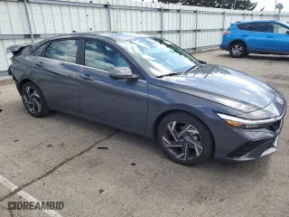 2024 Hyundai Elantra Limited with VIN KMHLP4DG5RU698372, listed as a Copart auction lot 50301235 with 13,079 mi miles and Salvage Title. Bid and sale history available at carsss.com. Image 4.