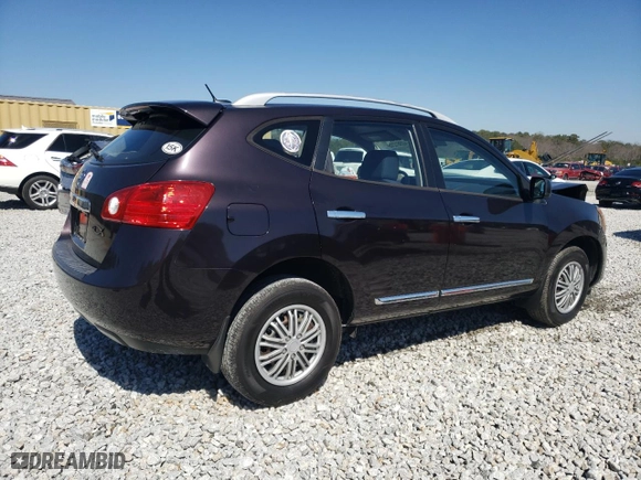 2014 Nissan Rogue Select S with VIN JN8AS5MT9EW101305, listed as a Copart auction lot 48861215 with 181,195 mi miles and Salvage Title. Bid and sale history available at carsss.com. Image 3.
