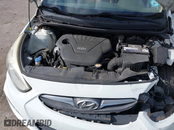 2014 Hyundai Accent GLS with VIN KMHCU4AE8EU608539, listed as a IAAI auction lot 41946784 with 106,709 mi miles and . Bid and sale history available at carsss.com. Image 10.