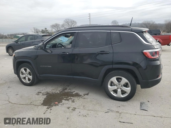 2018 Jeep Compass Latitude with VIN 3C4NJCBB3JT420682, listed as a Copart auction lot 43752585 with 66,360 mi miles and Salvage title. Bid and sale history available at DreamBid. Image 2.