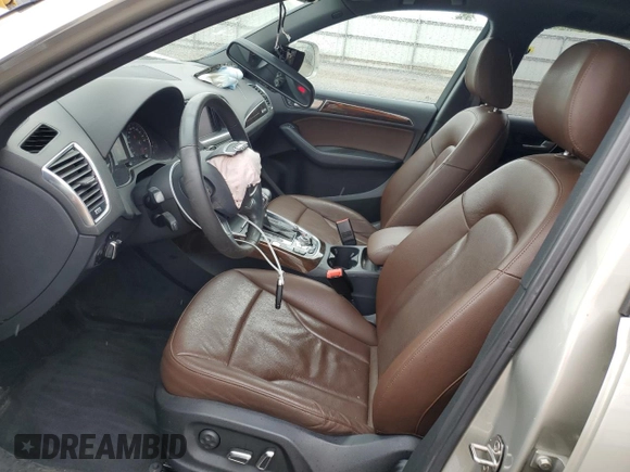 2014 Audi Q5 Premium Plus with VIN WA1DGAFP0EA005265, listed as a Copart auction lot 56697635 with 104,632 mi miles and Salvage title. Bid and sale history available at DreamBid. Image 7.