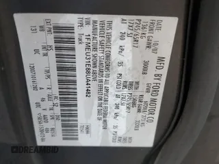 2008 Ford Explorer Sport Trac XLT с VIN 1FMEU31E88UA41482, выставлен на аукционе Copart как лот 49555355 с пробегом Не указан миль и На запчасти • Non repairable. История ставок и продаж доступна на DreamBid. Изображение 13.