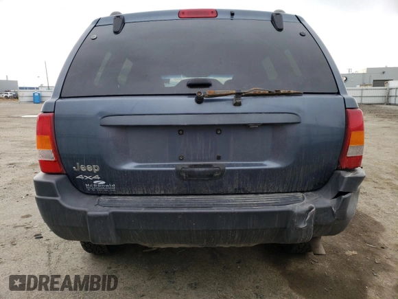 2004 Jeep Grand Cherokee Laredo with VIN 1J4GW48S64C262632, listed as a Copart auction lot 55175415 with 153,401 mi miles and Clean Title. Bid and sale history available at carsss.com. Image 6.