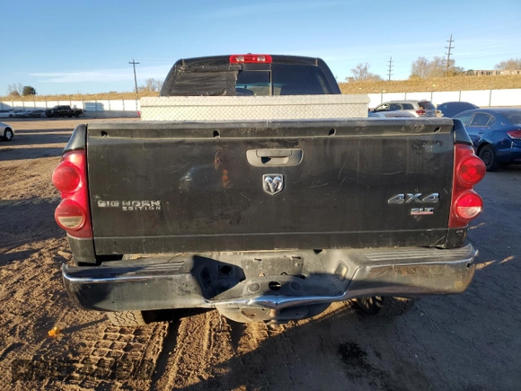 2007 Dodge 1500 ST with VIN 1D7HU18P87J513814, listed as a Copart auction lot 81496054 with 184,253 mi miles and Salvage Title. Bid and sale history available at DreamBid. Image 6.
