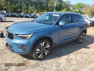 2025 Volvo XC40 Plus Bright Theme with VIN YV4L12UE8S2546934, listed as a Copart auction lot 56029625 with 2,454 mi miles and Salvage title. Bid and sale history available at DreamBid. Image 1.