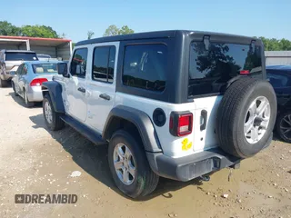 2020 Jeep Wrangler Unlimited Sport S with VIN 1C4HJXDG9LW237507, listed as a IAAI auction lot 42377928 with 48,217 mi miles and . Bid and sale history available at DreamBid. Image 3.