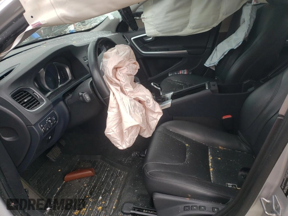 2016 Volvo S60 T5 Premier with VIN YV1612TK2G2399423, listed as a Copart auction lot 50554245 with 0 mi miles and Salvage Title. Bid and sale history available at carsss.com. Image 7.