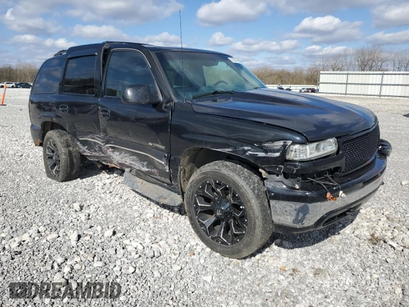 2001 Chevrolet Tahoe LT with VIN 1GNEK13T01R177485, listed as a Copart auction lot 53540455 with Not provided miles and Salvage title. Bid and sale history available at DreamBid. Image 4.