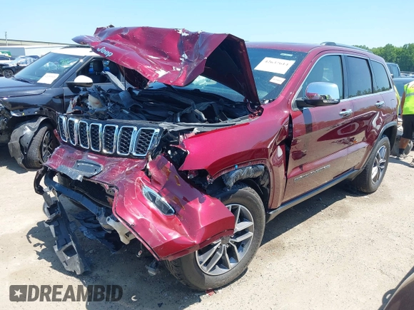 2020 Jeep Grand Cherokee Limited with VIN 1C4RJFBG5LC299828, listed as a IAAI auction lot 42637614 with 79,396 mi miles and . Bid and sale history available at DreamBid. Image 17.