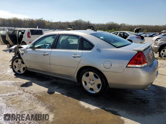 2006 Chevrolet Impala SS with VIN 2G1WD58C469306796, listed as a Copart auction lot 50589435 with 105,041 mi miles and Salvage Title. Bid and sale history available at DreamBid. Image 2.