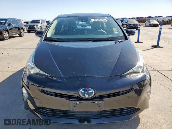 2016 Toyota Prius Four with VIN JTDKARFU9G3021233, listed as a Copart auction lot 49638595 with 107,501 mi miles and Clean Title. Bid and sale history available at carsss.com. Image 5.