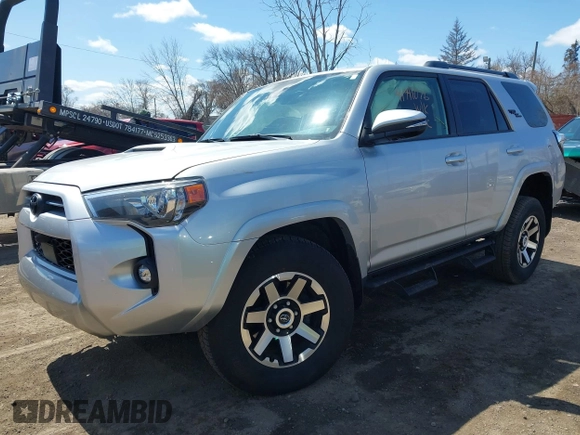 2023 Toyota 4Runner TRD Off Road Premium with VIN JTERU5JR8P6104230, listed as a IAAI auction lot 41991076 with 19,853 mi miles and . Bid and sale history available at DreamBid. Image 2.