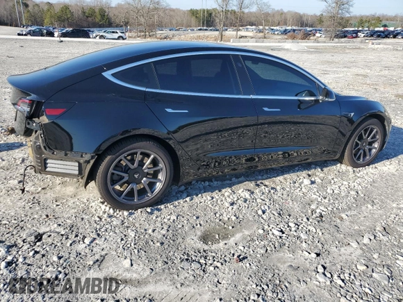 2019 Tesla Model 3 Mid Range with VIN 5YJ3E1EA3KF324201, listed as a Copart auction lot 43221185 with 117,606 mi miles and Salvage Title. Bid and sale history available at carsss.com. Image 3.