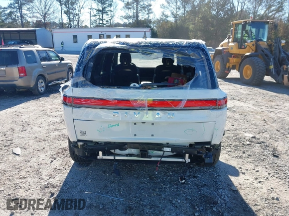 2025 Rivian R1S Adventure with VIN 7PDSGBBA0SN049154, listed as a IAAI auction lot 41160166 with 3,036 mi miles. Bid and sale history available at carsss.com. Image 16.