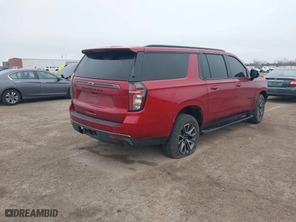 2022 Chevrolet Suburban Z71 with VIN 1GNSKDKD8NR301037, listed as a IAAI auction lot 41606859 with 101,854 mi miles. Bid and sale history available at carsss.com. Image 4.