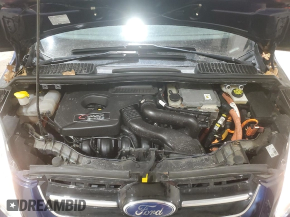 2017 Ford C-Max Energi SE with VIN 1FADP5EU3HL104777, listed as a Copart auction lot 44880974 with 58,651 mi miles. Bid and sale history available at carsss.com. Image 12.
