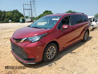 2021 Toyota Sienna LE with VIN 5TDKRKECXMS027254, listed as a Copart auction lot 62741915 with 69,270 mi miles and Salvage title. Bid and sale history available at DreamBid. Image 1.