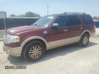 2013 Ford Expedition XLT z VIN 1FMJU1J58DEF21481, wystawiony jako Copart lot #57360075 z przebiegiem 143 847 mil mil oraz Czysty tytuł • Clean title. Historia ofert i sprzedaży dostępna na DreamBid. Obrazek 1.