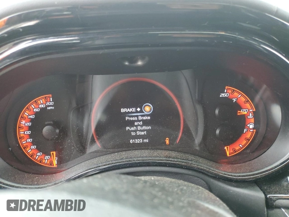 2021 Dodge Durango SRT Hellcat with VIN 1C4SDJH94MC626645, listed as a Copart auction lot 59998915 with 61,323 mi miles and Clean title. Bid and sale history available at DreamBid. Image 9.
