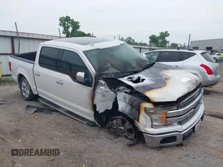 2018 Ford F-150 XL with VIN 1FTEW1EP1JKF74306, listed as a IAAI auction lot 42470774 with Not provided miles and . Bid and sale history available at DreamBid. Image 1.