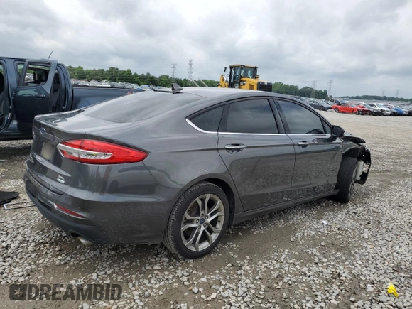 2020 Ford Fusion SEL with VIN 3FA6P0CD2LR160797, listed as a Copart auction lot 57671175 with 72,346 mi miles and Salvage title. Bid and sale history available at DreamBid. Image 3.
