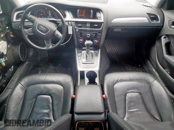 2013 Audi A4 Premium Plus with VIN WAUFFAFL8DN027310, listed as a Copart auction lot 57168905 with 122,176 mi miles and Salvage title. Bid and sale history available at DreamBid. Image 8.