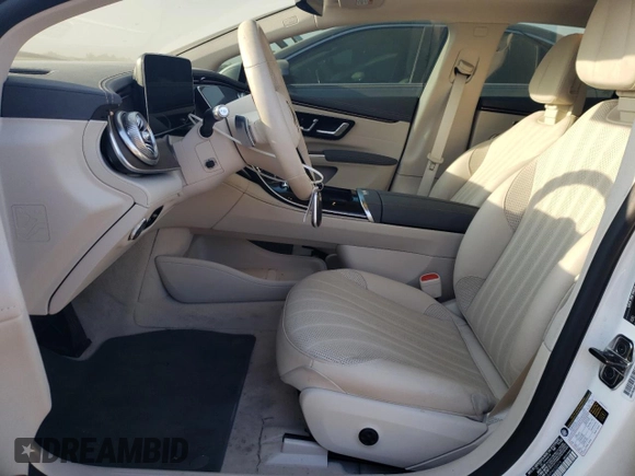 2023 Mercedes-Benz EQS with VIN W1KCG2DB9PA033976, listed as a Copart auction lot 70671834 with 7,253 mi miles and Salvage Title. Bid and sale history available at carsss.com. Image 7.