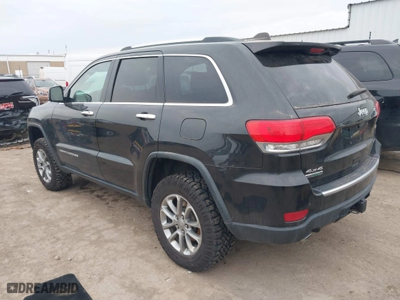 2015 Jeep Grand Cherokee Limited with VIN 1C4RJFBM9FC155161, listed as a IAAI auction lot 41590740 with 103,927 mi miles. Bid and sale history available at carsss.com. Image 3.