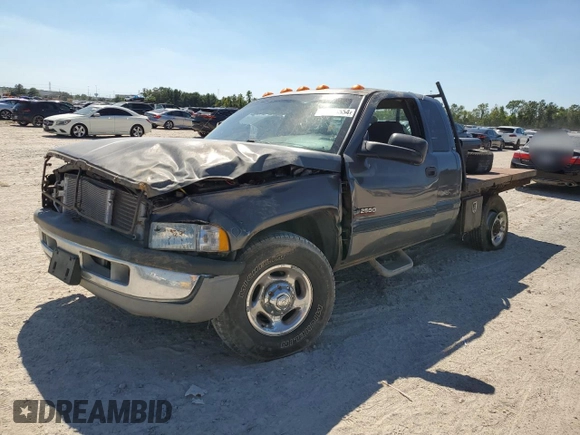2002 Dodge Ram 2500 with VIN 3B7KC23C52M271394, listed as a Copart auction lot 73596554 with 0 mi miles and Salvage Title. Bid and sale history available at carsss.com. Image 1.