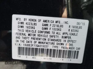 2016 Acura ILX Premium z VIN 19UDE2F77GA015037, wystawiony jako IAAI lot #41208631 z przebiegiem 127 592 mil mil oraz . Historia ofert i sprzedaży dostępna na DreamBid. Obrazek 9.