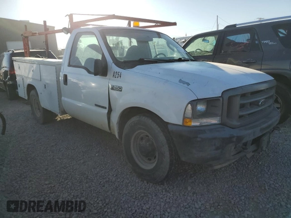 2003 Ford Super Duty F-250 XL with VIN 1FTNF20F23EA66397, listed as a Copart auction lot 73426234 with 0 mi miles and Salvage Title. Bid and sale history available at carsss.com. Image 4.