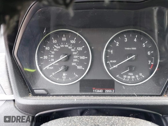 2017 BMW X1 sDrive28i with VIN WBXHU7C36HP924874, listed as a IAAI auction lot 41368396 with 113,443 mi miles. Bid and sale history available at carsss.com. Image 7.