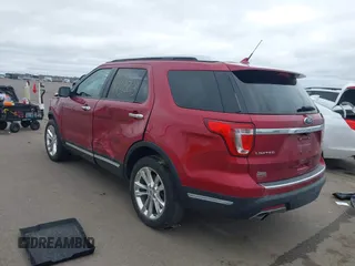 2018 Ford Explorer Limited z VIN 1FM5K8FH3JGC96020, wystawiony jako IAAI lot #41952203 z przebiegiem 77 174 mil mil oraz . Historia ofert i sprzedaży dostępna na DreamBid. Obrazek 3.