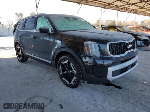 2024 Kia Telluride EX with VIN 5XYP34GC4RG567204, listed as a Copart auction lot 88792705 with 5,164 mi miles and Salvage title. Bid and sale history available at DreamBid. Image 4.