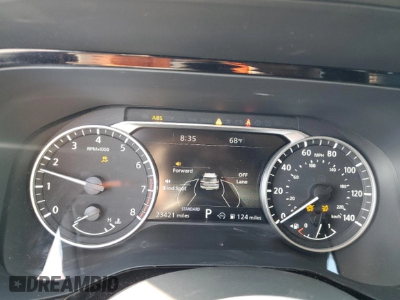 2023 Nissan Pathfinder SL with VIN 5N1DR3CAXPC223180, listed as a Copart auction lot 54917625 with 23,421 mi miles and Salvage title. Bid and sale history available at DreamBid. Image 9.