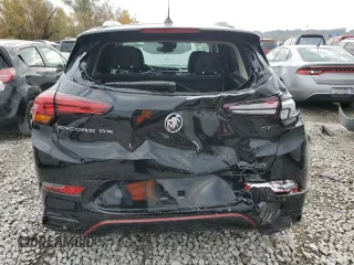 2023 Buick Encore GX Select with VIN KL4MMDSL5PB063737, listed as a Copart auction lot 77082114 with 7,572 mi miles and Salvage title. Bid and sale history available at DreamBid. Image 6.