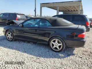 2002 Mercedes-Benz CLK 55 AMG with VIN WDBLK74GX2T093407, listed as a Copart auction lot 42974935 with 123,941 mi miles and Salvage Title. Bid and sale history available at DreamBid. Image 2.