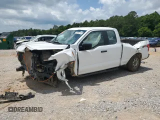 2022 Ford F-150 XL z VIN 1FTEX1EB2NKE47152, wystawiony jako Copart lot #58503165 z przebiegiem 79 834 mil mil oraz Szkoda całkowita • Salvage title. Historia ofert i sprzedaży dostępna na DreamBid. Obrazek 1.
