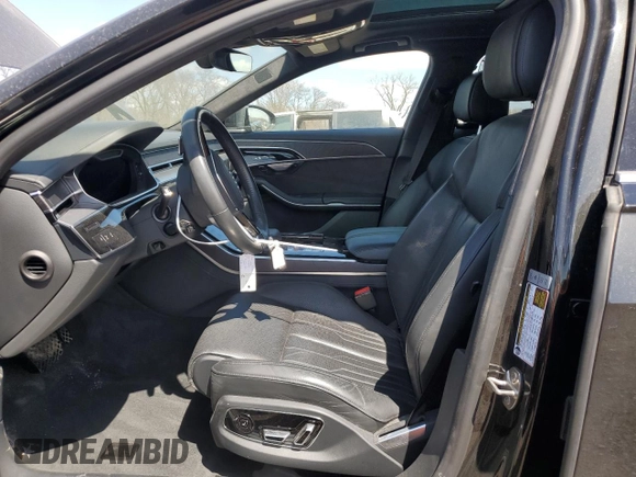 2019 Audi A8 z VIN WAU8DAF85KN008608, wystawiony jako Copart lot #52874055 z przebiegiem 35 277 mil mil oraz Szkoda całkowita • Salvage title. Historia ofert i sprzedaży dostępna na DreamBid. Obrazek 7.
