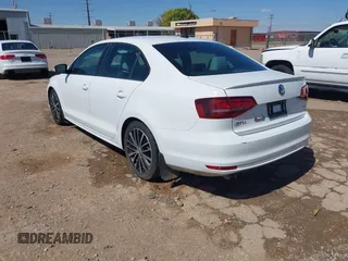 2016 Volkswagen Jetta Sport with VIN 3VWD17AJXGM343871, listed as a IAAI auction lot 42297518 with 151,524 mi miles and . Bid and sale history available at DreamBid. Image 3.
