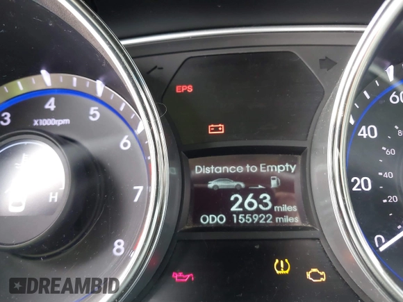 2011 Hyundai Sonata GLS with VIN 5NPEB4AC2BH120968, listed as a IAAI auction lot 41322303 with 155,922 mi miles and . Bid and sale history available at DreamBid. Image 7.